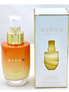 BYROE Mango Yogurt Balancing Mist - Orange Gradient Bottle
